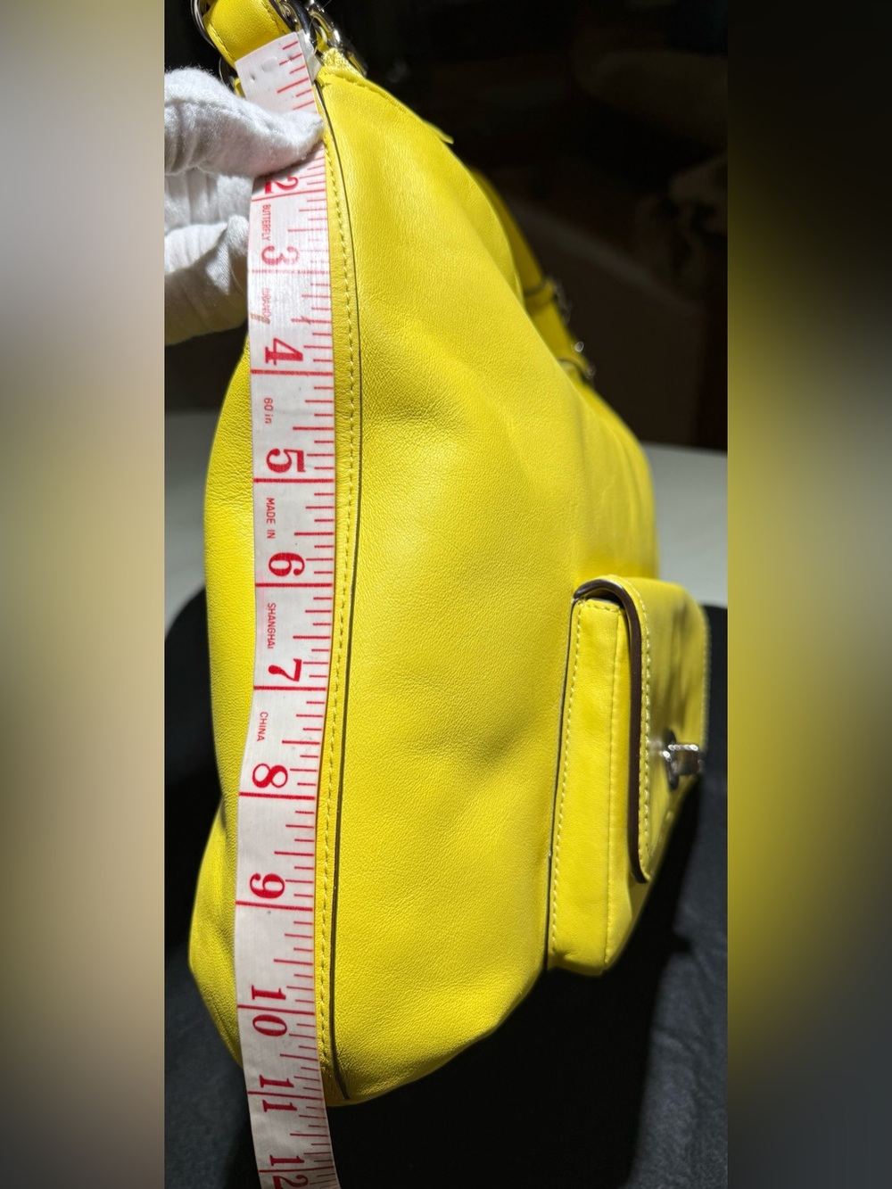 COACH Legacy Leather
Courtenay Hobo Shoulder bag, turnlock 22381 Yellow - Picture 10 of 15
